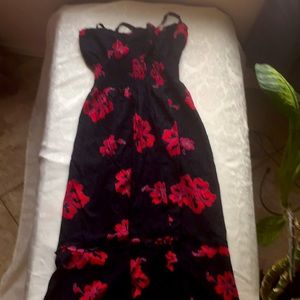 Hawaiian long  flower dress -